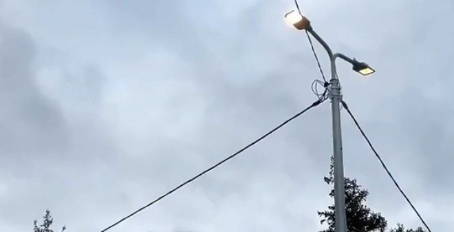 В городском парке появился свет