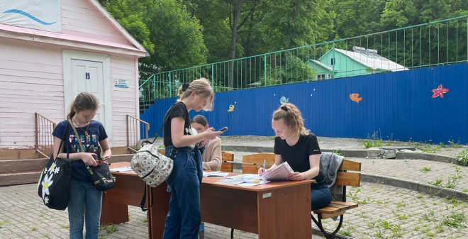 1 смена в оздоровительном центре «Маяк» встретила 100 детей