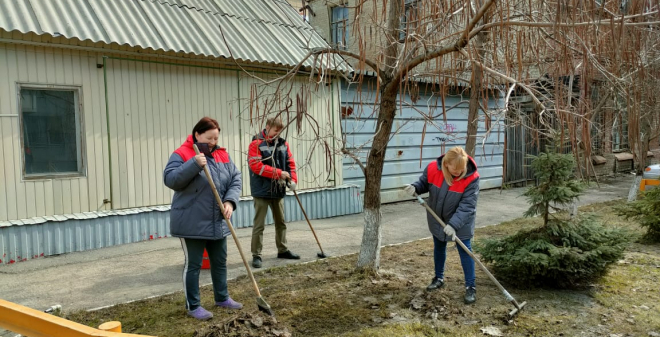 Во Фрунзенском районе продолжаются мероприятия в рамках месячника по благоустройству