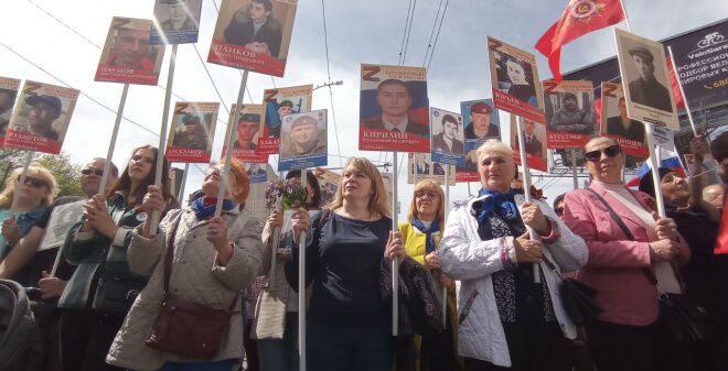 В Саратове формируются колонны участников акции «Бессмертный полк» 