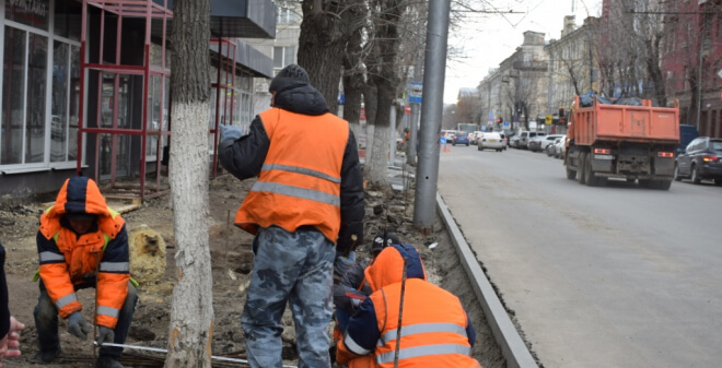 В Саратове число ремонтируемых тротуаров значительно увеличилось