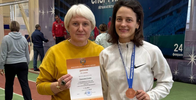 Галина Ранделина - бронзовый призер чемпионата России по легкой атлетике