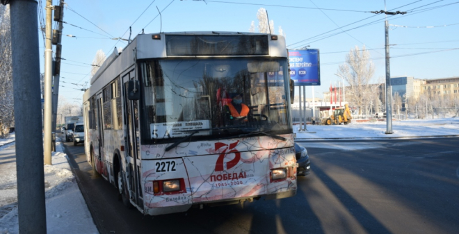 По Трофимовскому путепроводу пошли троллейбусы