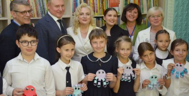 В областной Пушкинской  библиотеке открыли первый в регионе детский культурно-просветительский центр