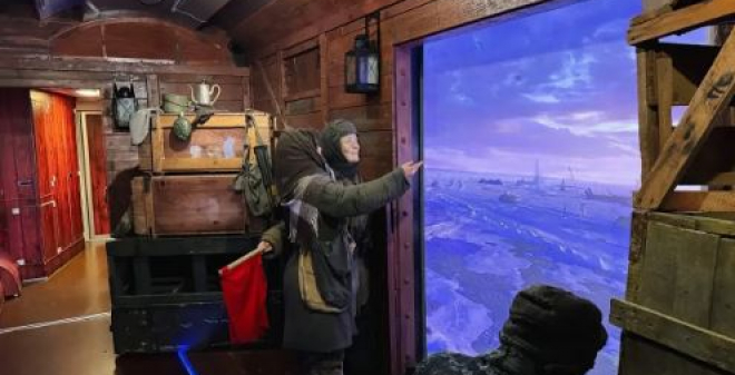 Уникальный «Поезд Победы» сделал двухдневную остановку в Энгельсе
