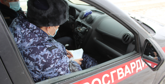 В Саратовской области сотрудники Росгвардии задержали двоих мужчин, находившихся в розыске