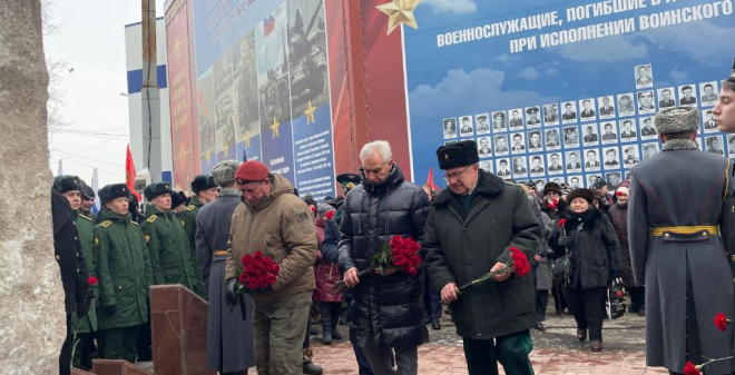 Депутаты почтили память воинов-интернационалистов, погибших в локальных конфликтах