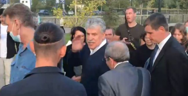 Грудинин в Саратове оскандалился
