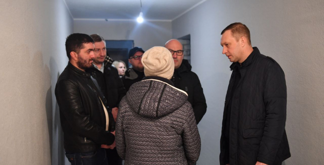Роман Бусаргин побывал в одном из домов для будущих переселенцев из аварийного жилья