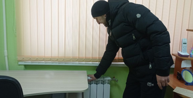 Марс Хаметов проводит мониторинг подачи тепла в своем избирательном округе после устранения аварии на ТЭЦ-2