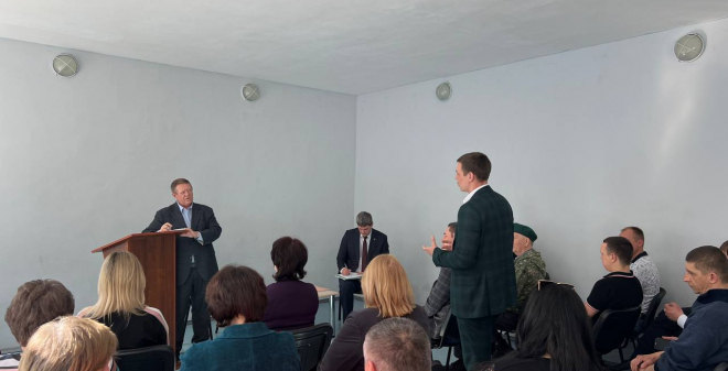 Николай Панков обсудил Послание Президента РФ со спортивной общественностью Ершова