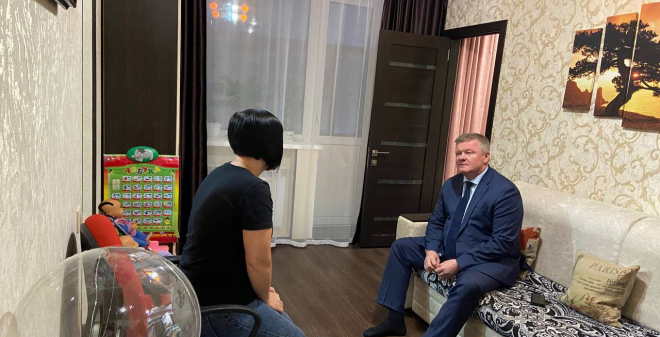 Михаил Исаев встретился с семьями мобилизованных саратовцев