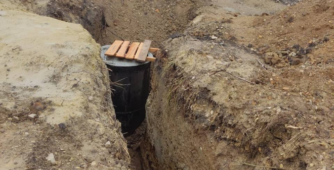 В Зональном идет строительство сетей водоснабжения и водоотведения