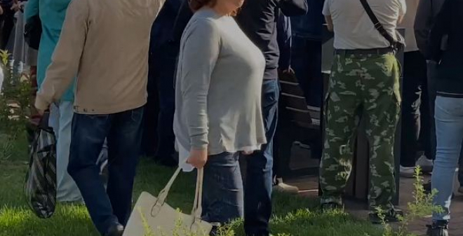Соратники Грудинина вытоптали весь сквер