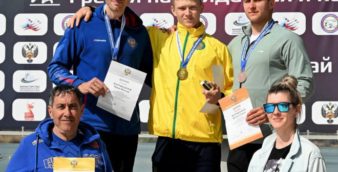 Николай Червов - серебряный призер чемпионата России по гребле на байдарках и каноэ
