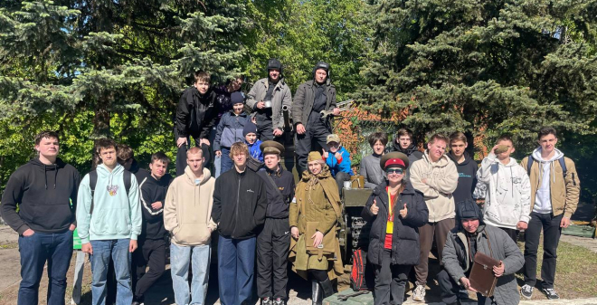 Юные гандболисты из Белгорода посетили Парк Победы на Соколовой горе