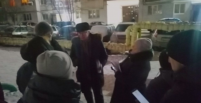 Председатель гордумы встретился с жителями дома № 2 на Уфимцева в Саратове