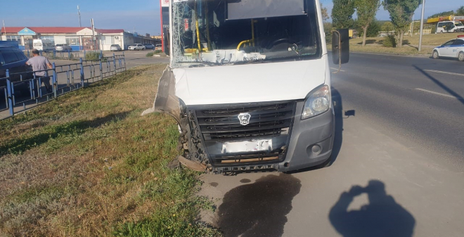 В Заводском районе в ДТП пострадал водитель маршрутки