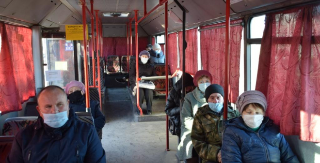 Состоялся выезд по выявлению нарушений масочного режима в общественном транспорте