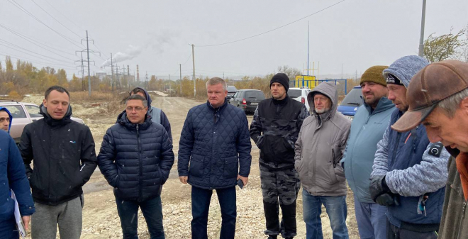 Михаил Исаев о строительстве коммуникаций в Воробьевке: За слова нужно отвечать