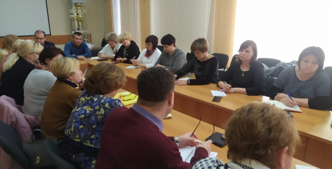 Совещание начальника отдела образования с руководителями образовательных учреждений Ленинского района