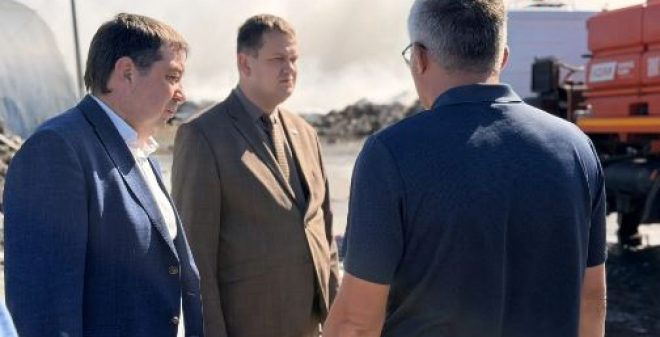 Игорь Молчанов рассказал о ситуации на мусороперегрузочной станции регионального оператора в районе Елшанки