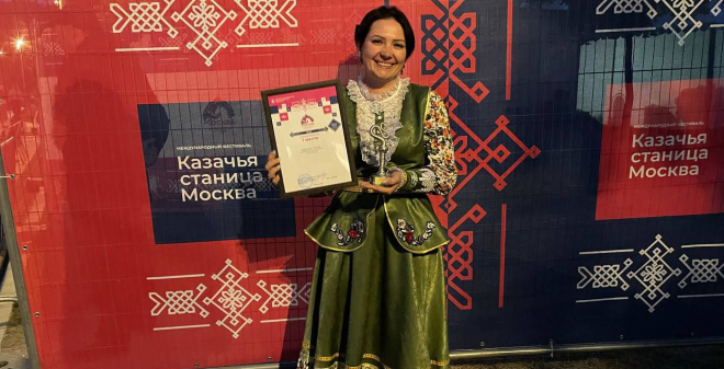 Саратовская казачка стала победителем международного фестиваля