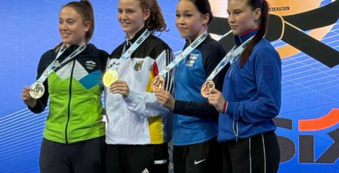 Саратовская спортсменка Александра Мешкова стала бронзовым призером международных соревнований по каратэ