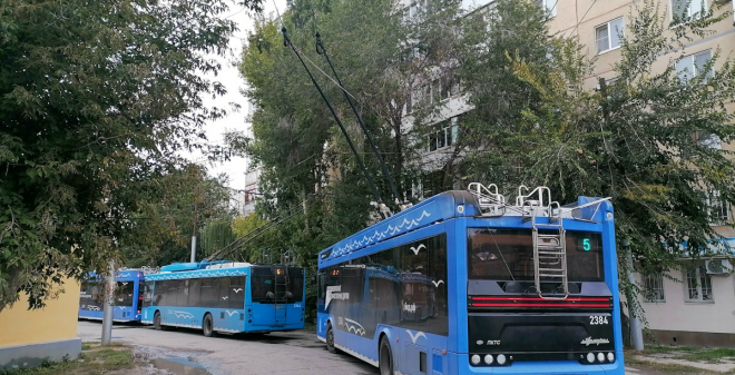 В Саратове на неопределенный срок изменили маршруты троллейбусов