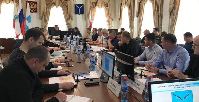Состоялось еженедельное заседание штаба по благоустройству Саратова