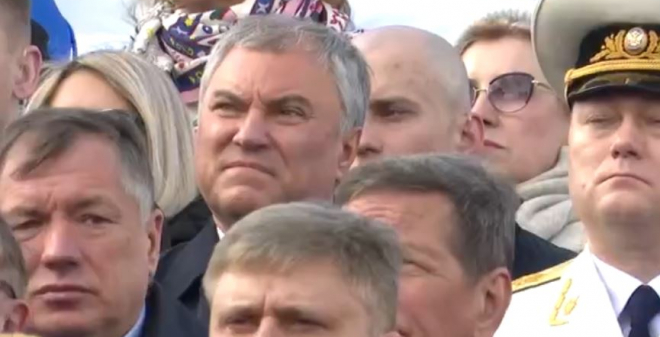 Вячеслав Володин посетил парад Победы на Красной Площади в Москве