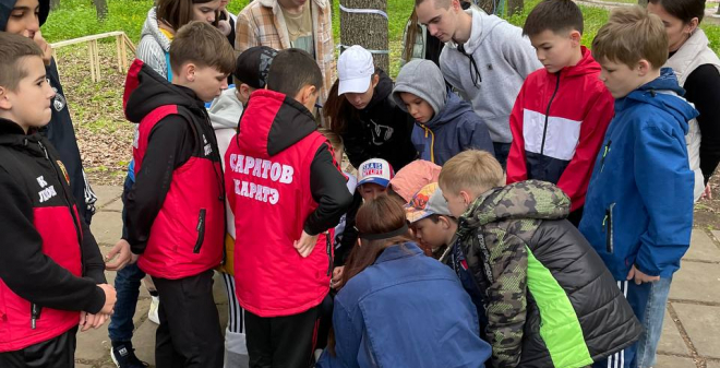 Волонтеры и педагоги-организаторы Центра детского творчества Ленинского района провели квест-шоу