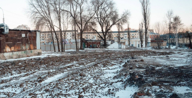Завершен снос общежития на Привокзальной площади
