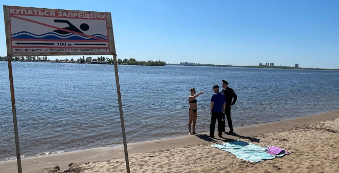 Во время рейда мэрии четверо саратовцев оштрафованы за купание в запрещенных местах 