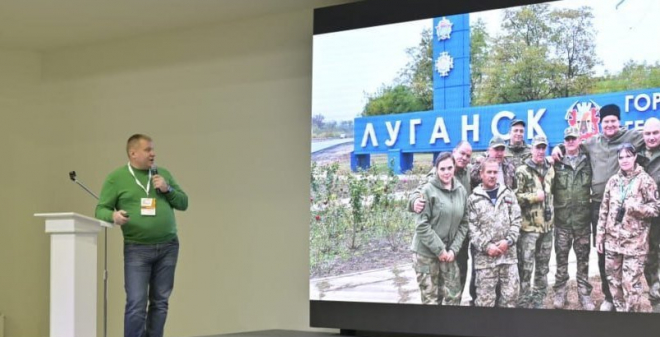 Саратовский участник СВО Андрей Бердников выступил на Всероссийской сессии «Вместе Za правду»