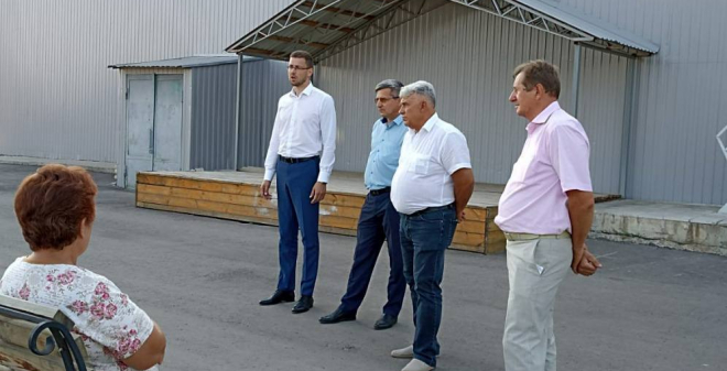 В селе Сосновка прошла встреча с жителями по вопросу организации водоснабжения