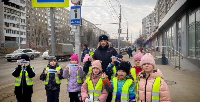 Дорожные полицейские провели единый день безопасности пешеходов