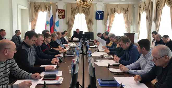 Состоялось еженедельное совещание по уборке города