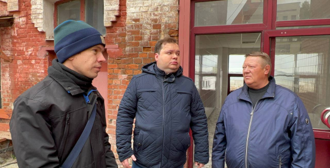 Панков: Продолжается реконструкция территории бывшего комбикормового завода