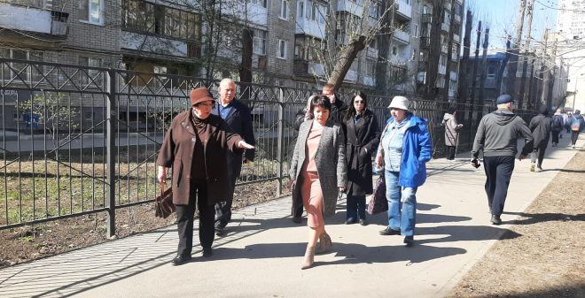 Во Фрунзенском районе состоялась встреча с жителями домов по улице Сакко и Ванцетти