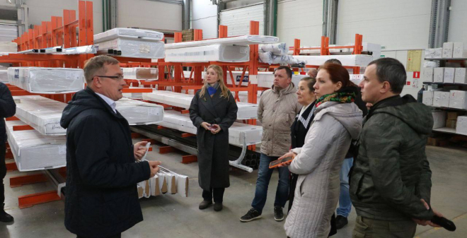 Саратовская делегация побывала на одной из производственных площадок Самарского индустриального парка