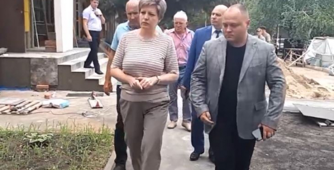 Лада Мокроусова проверила ход работ по реконструкция здания детской школы искусств им. В.В. Ковалева