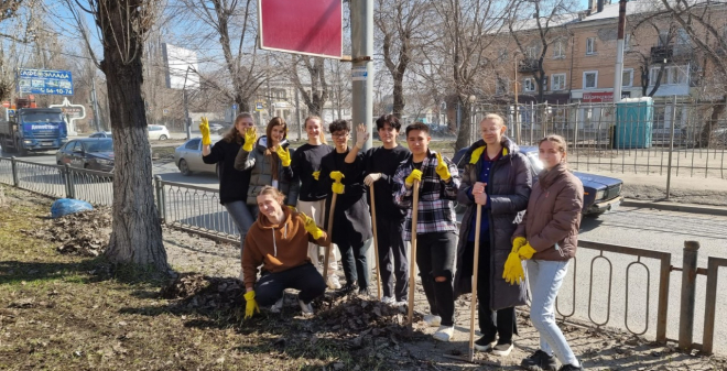 В рамках месячника по благоустройству в Октябрьском районе проведены комплексные работы