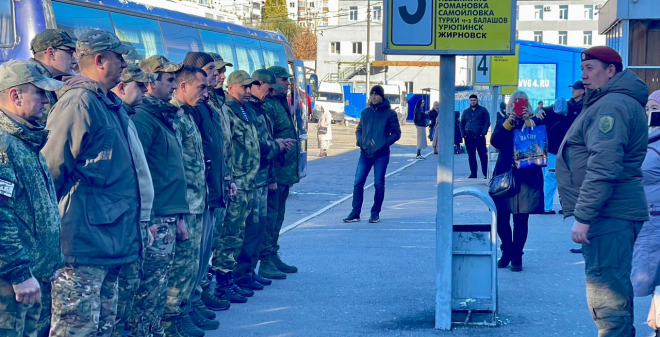 Александр Янклович пожелал скорейшей победы возвращающимся с отпуска на СВО бойцам