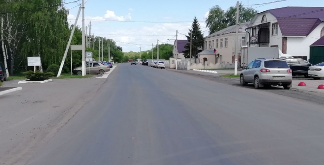Завершен ремонт первой областной дороги по нацпроекту «Инфраструктура для жизни»