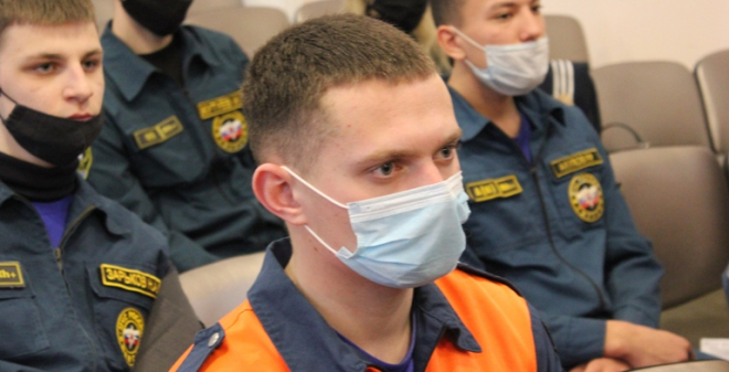 В рамках акции «Студенческий десант» учащимся колледжа рассказали о правилах вступления в «Добровольную народную дружину»