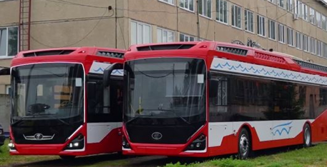 В Балаково прибыли еще 6 новых троллейбусов «Адмирал»