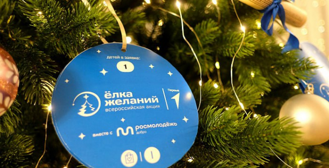 Движение Первых запускает прием заявок на участие в акции «Ёлка желаний»