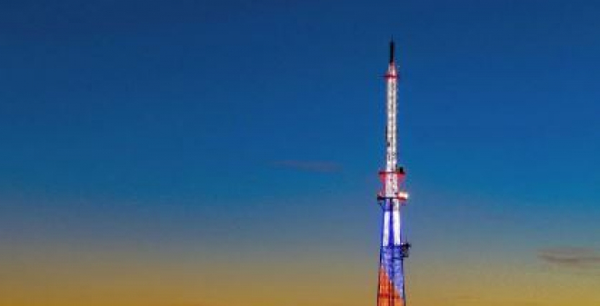 Телебашня в Саратове включит подсветку в поддержку Единого дня голосования