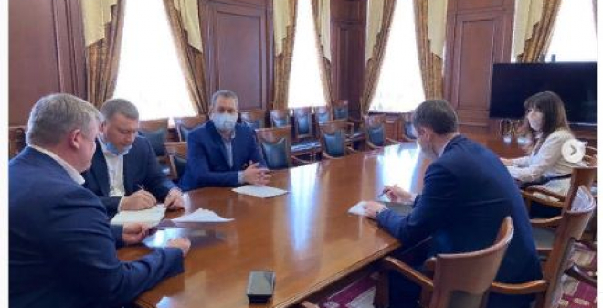 Михаил Исаев встретился с новым руководителем МУССП «Ритуал»